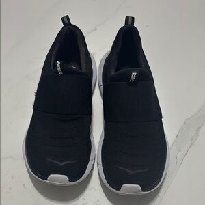 Black Slip-On Men's Shoes